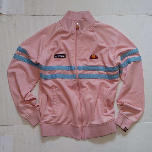 Ellesse Rimini Track Top Pink Full Zip Jacket - Picture 2 of 9